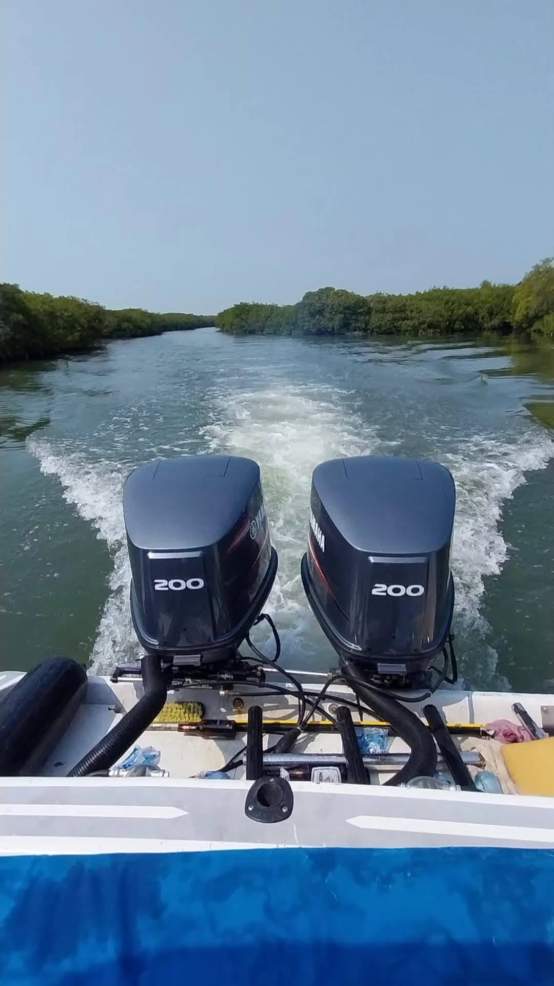A boat or snorkeling scene from Fabian’s trips