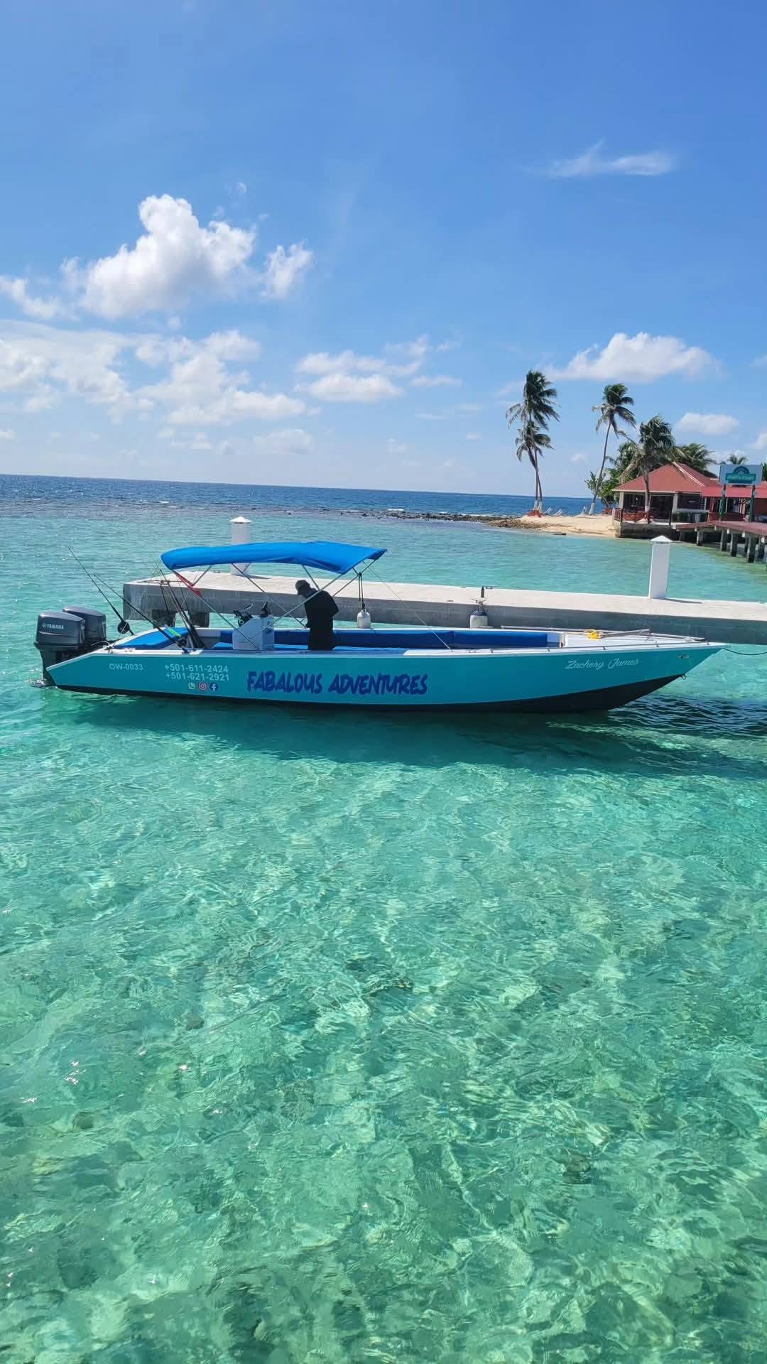 A boat or snorkeling scene from Fabian’s trips