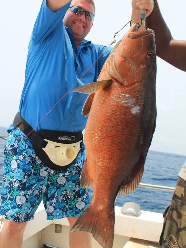 A catch on a fishing trip